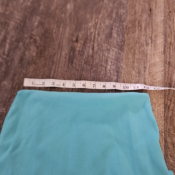 Zara teal open back bodycon midi dress - Picture 9 of 9